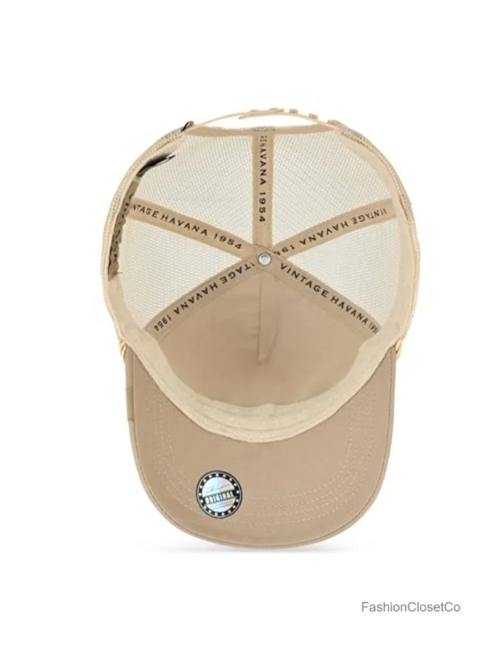 Vintage Havana Trucker Hats Women Mesh Adjustable Snapback Hat